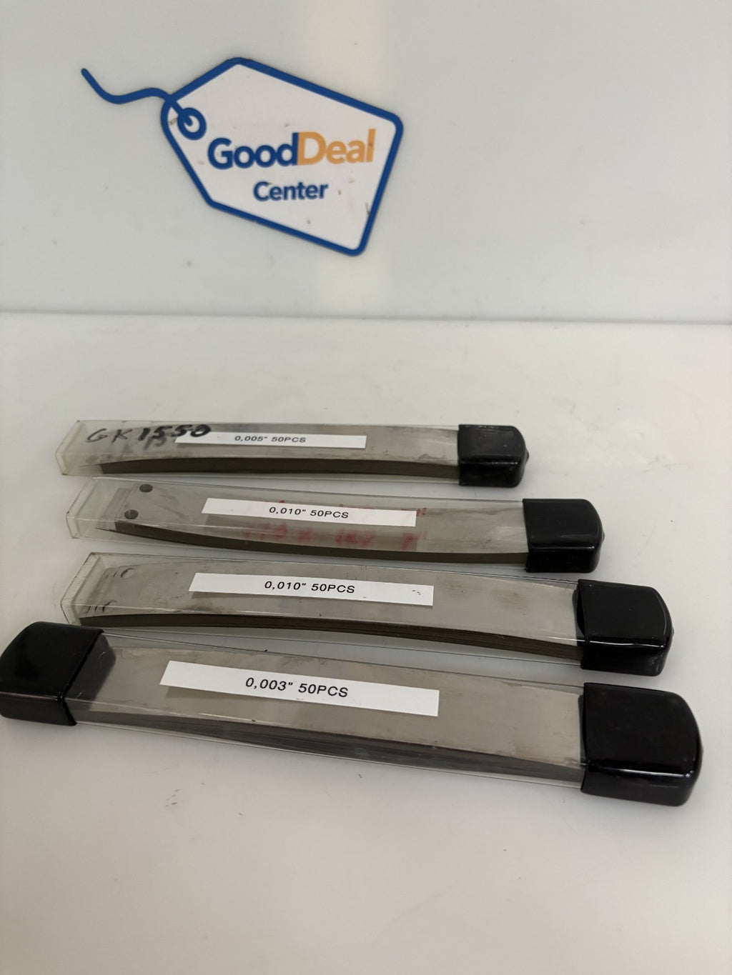 LOT OF 4 GREENER GK1550 1X0,005 2X0,010 1X0,003   40/TUBE0