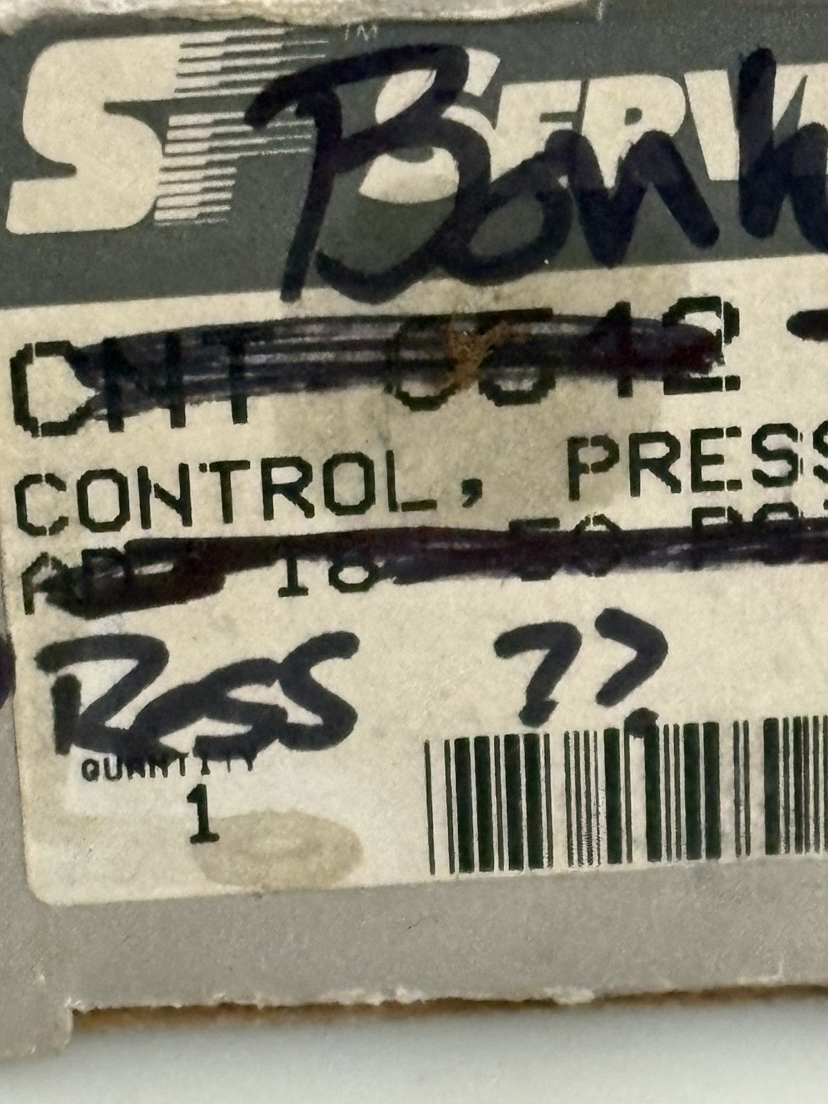SERVICE FIRST LOW PRESSURE CONTROL RELAY 20PS008BA050E0200 PS1V5