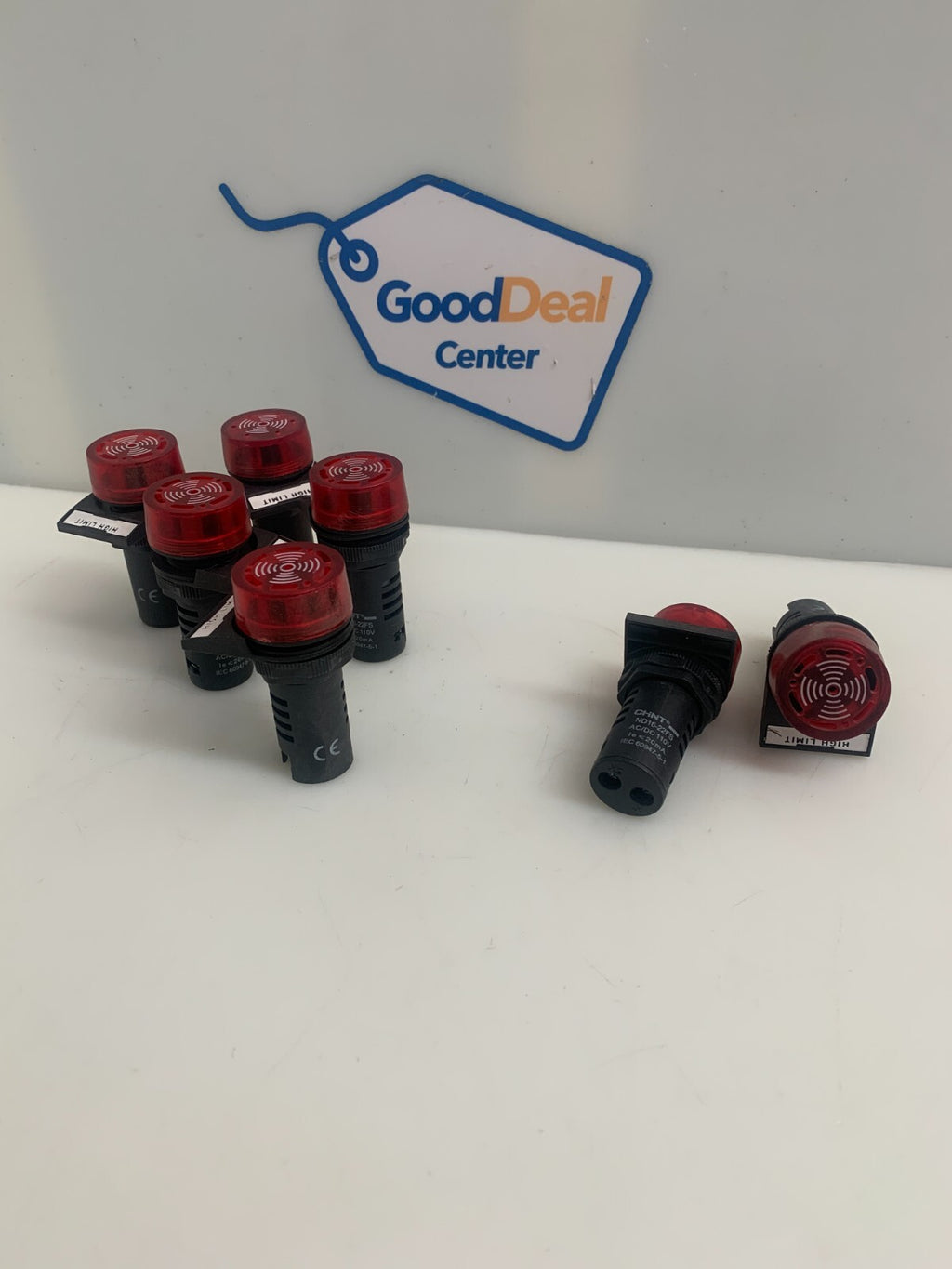 Lot of 7 Chint ND16-22FS indicator light flash buzzer ac/dc 24v