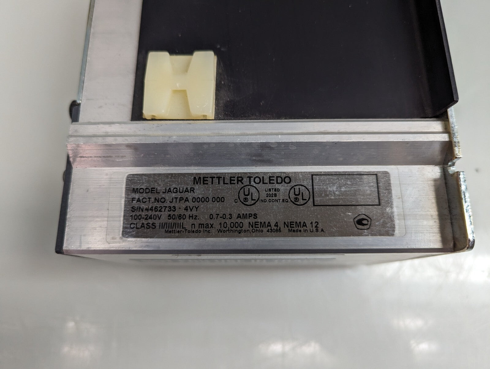 Mettler Toledo JTPA-0000-000 JAGUAR (Front panel missing)