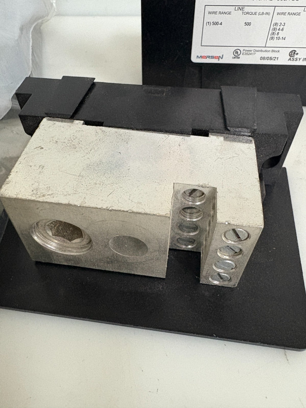 LOT OF 7 FERRAZ SHAWMUT DISTRIBUTION TERMINAL BLOCK
