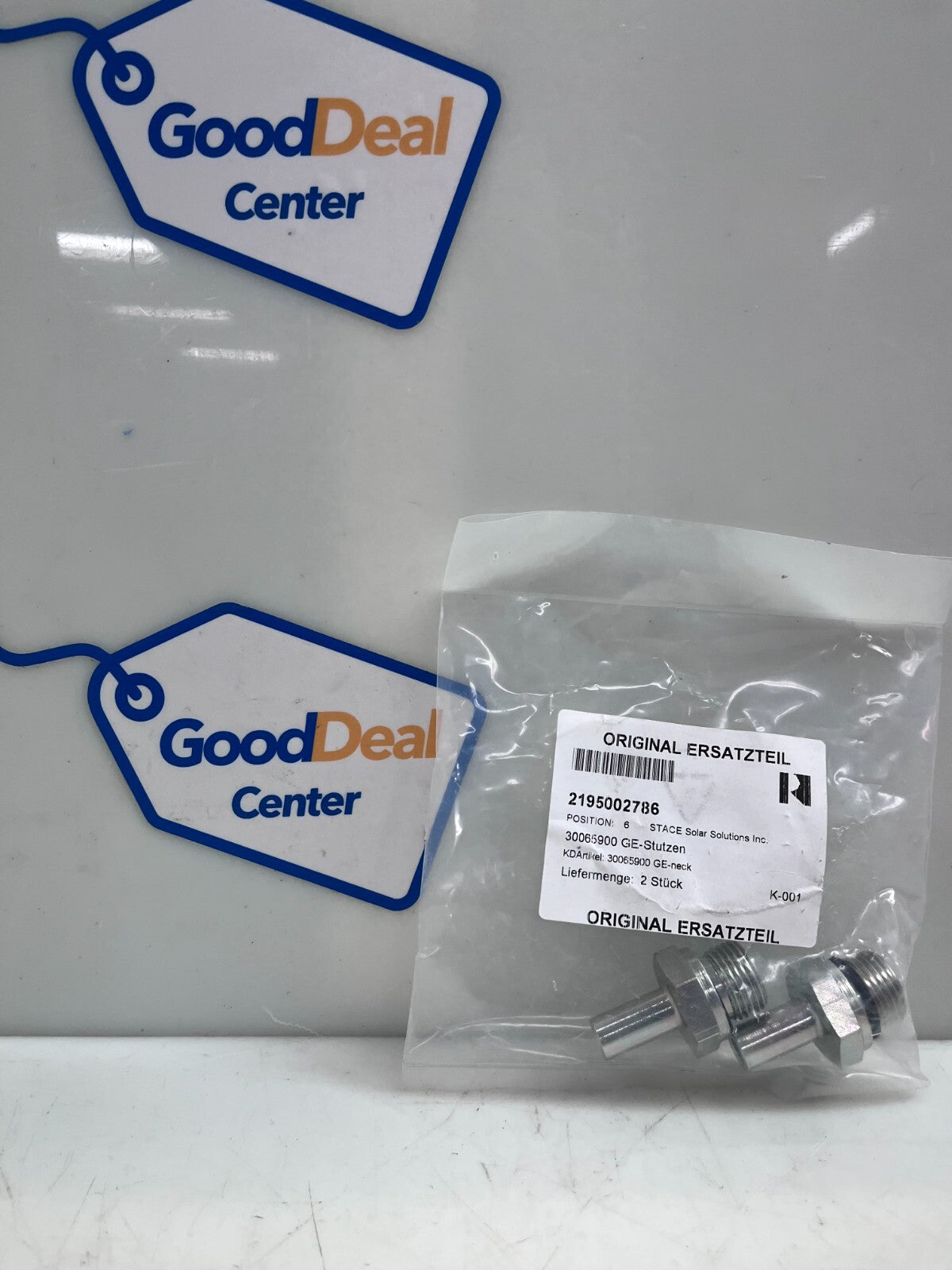REINHARDT 2195002786 Stainless Steel Fitting 30065900 GE-neck