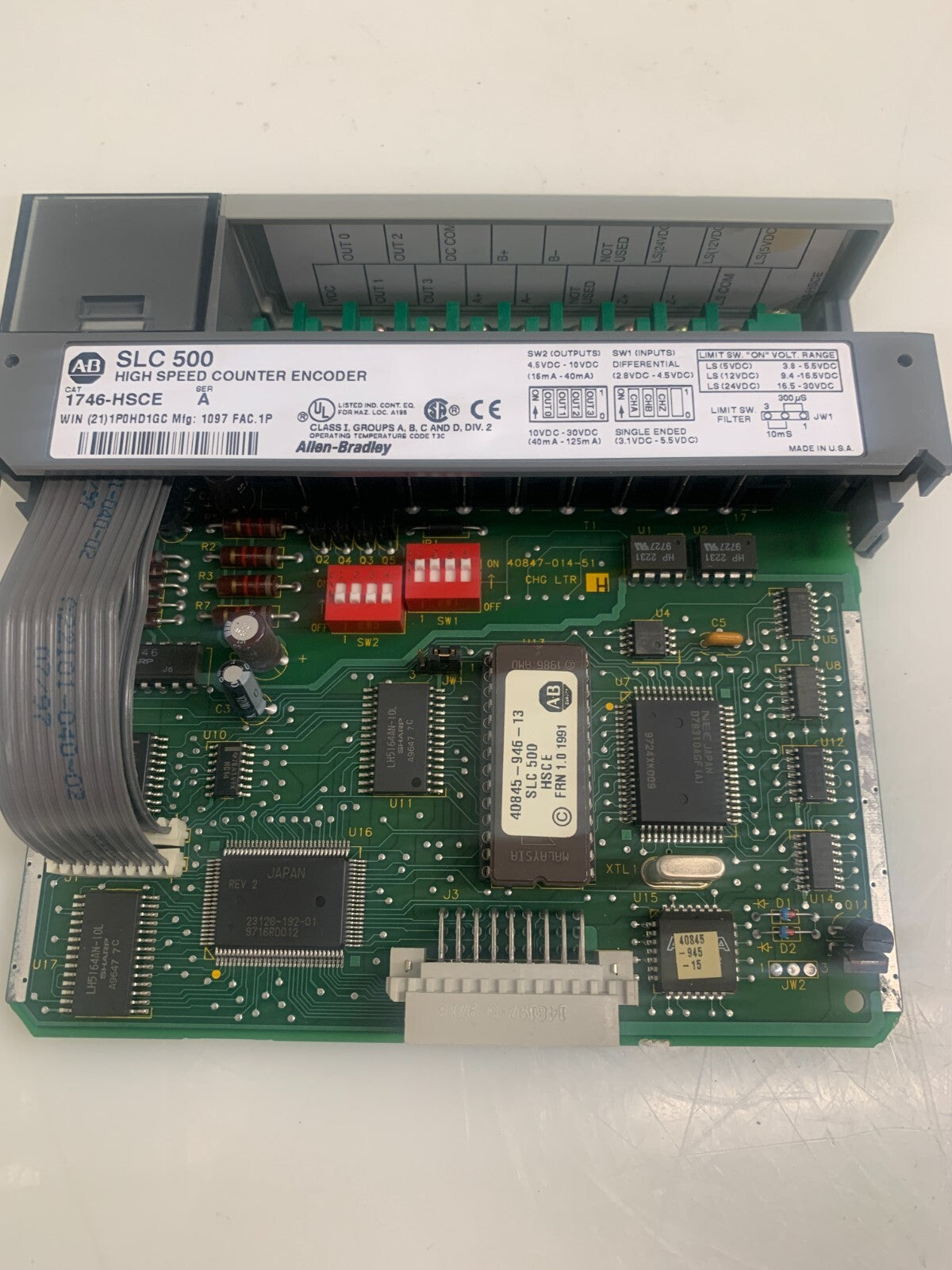 ALLEN-BRADLEY SLC500 High Speed Counter  1746-HSCE  Ser A