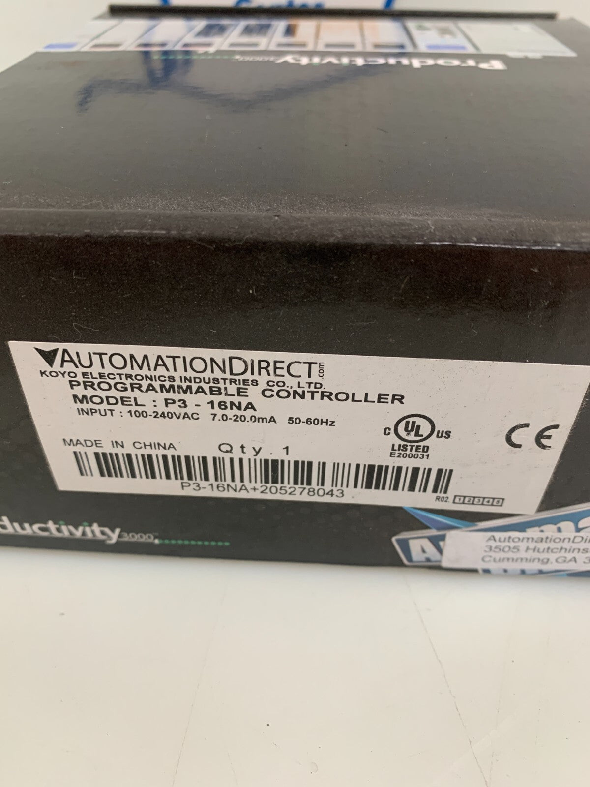 AUTOMATION DIRECT PROD 3000 INPUT MODULE P3-16NA