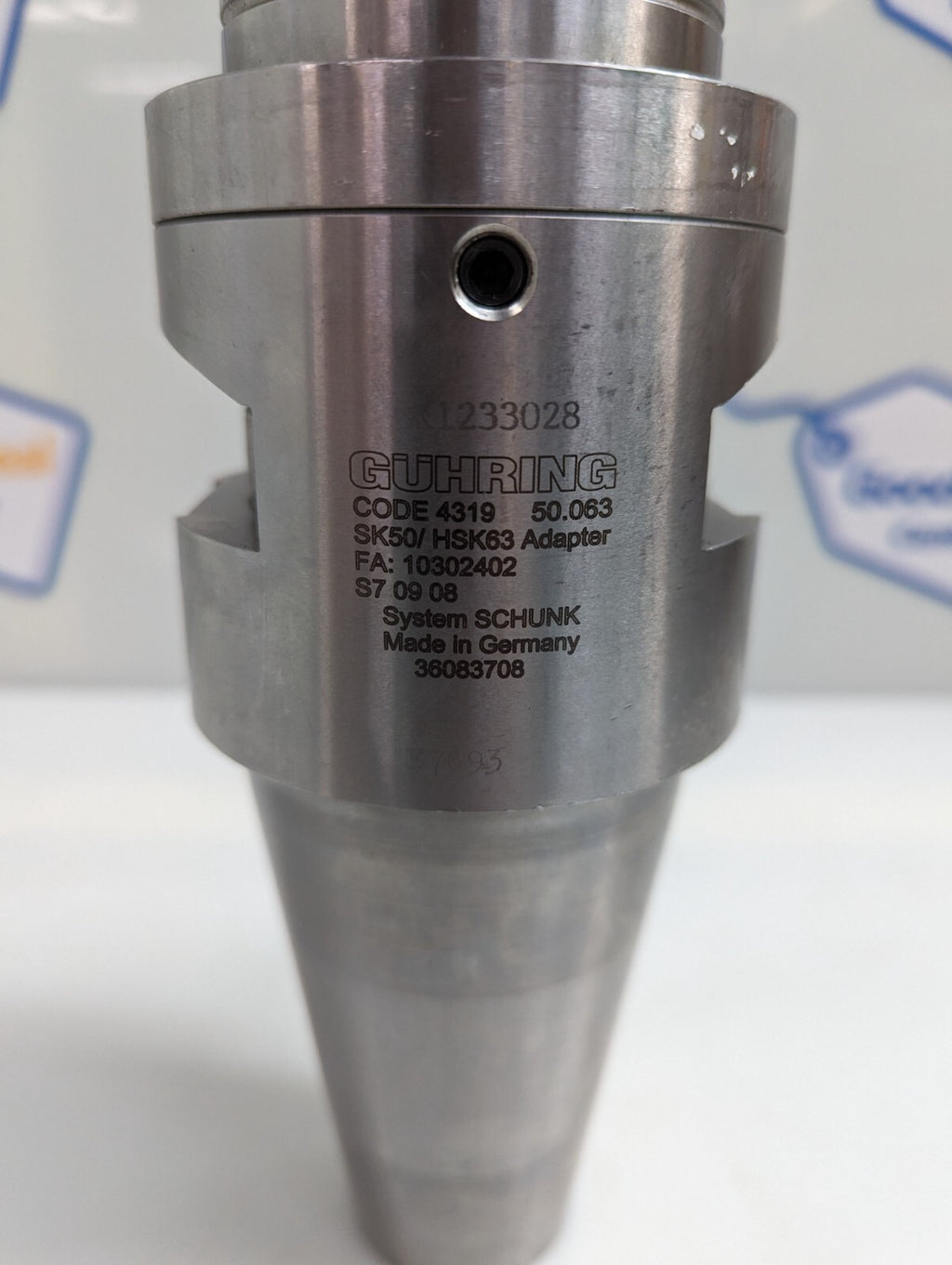 Guhring Iso-Taper Length Presetting Adapter Code 4319