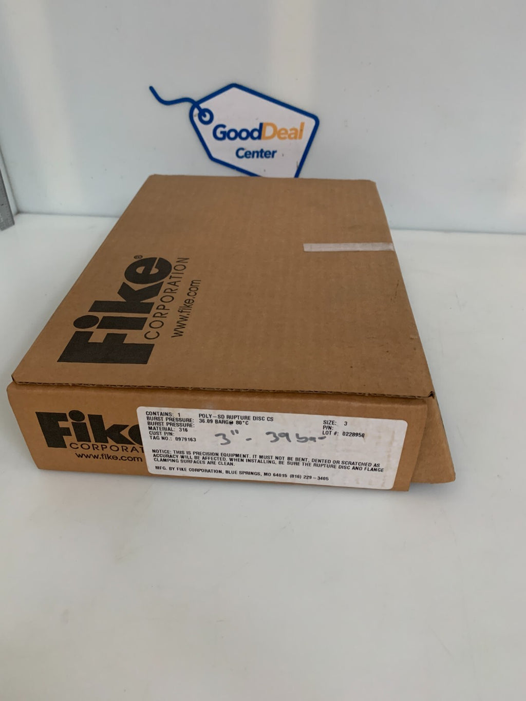 FIKE 3" RUPTURE DISC POLY-SD 36.9 BAR0