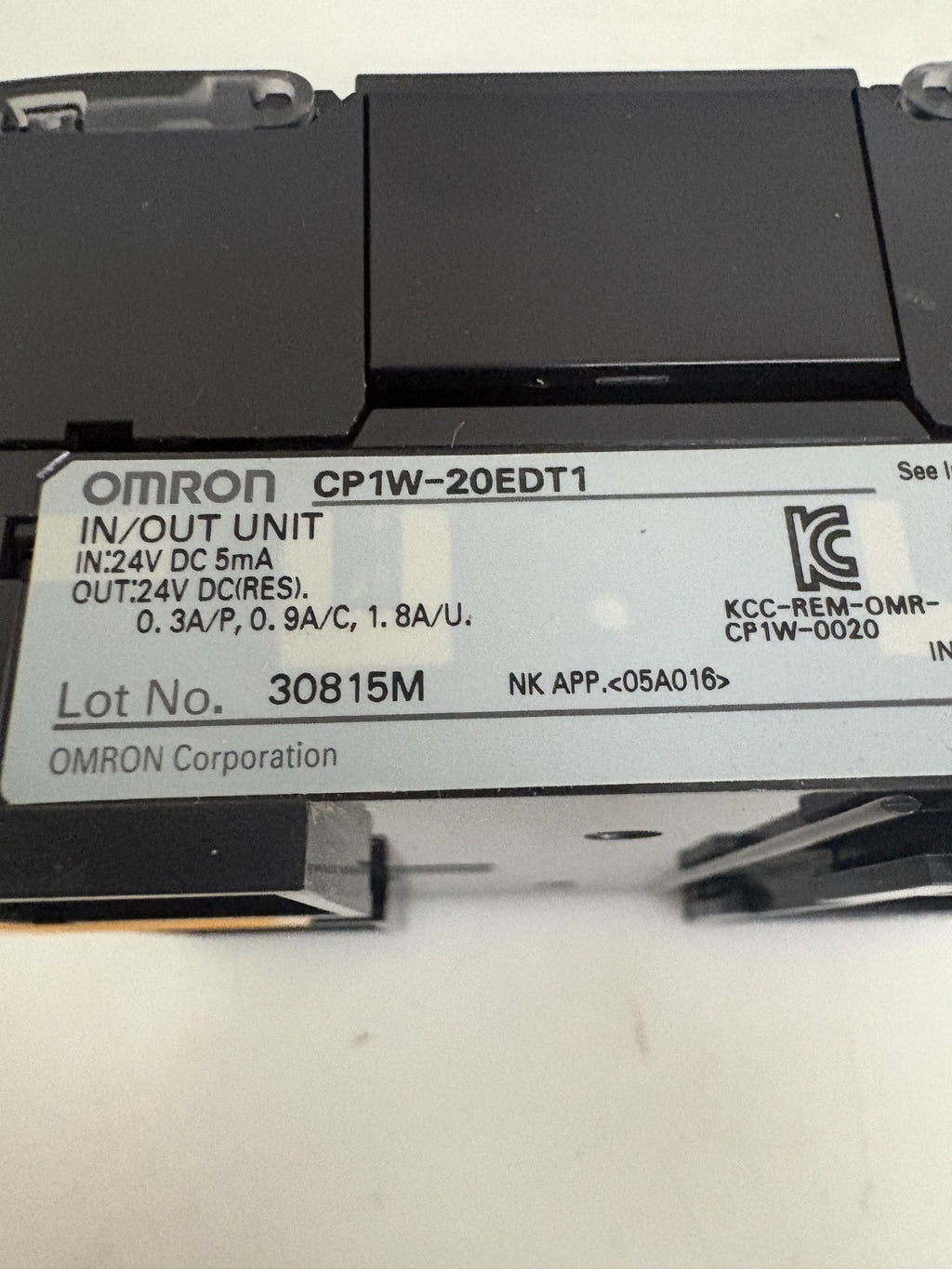 OMRON CP1W-20EDT1 I/O UNIT