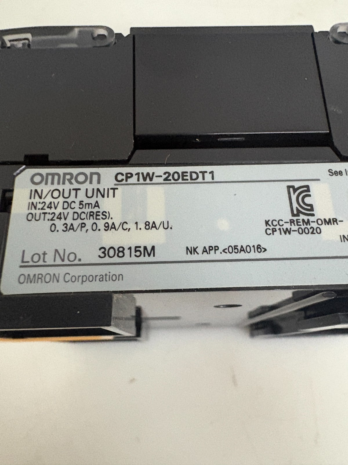 OMRON CP1W-20EDT1 I/O UNIT
