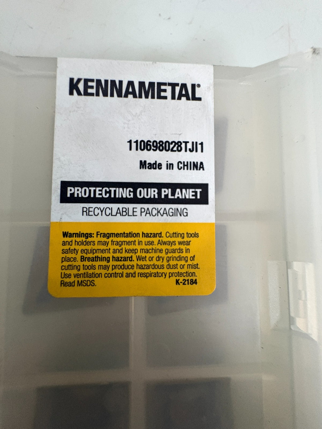 LOT OF 10 KENNAMETAL CARBIDE INDEXABLE INSERTS KC9315