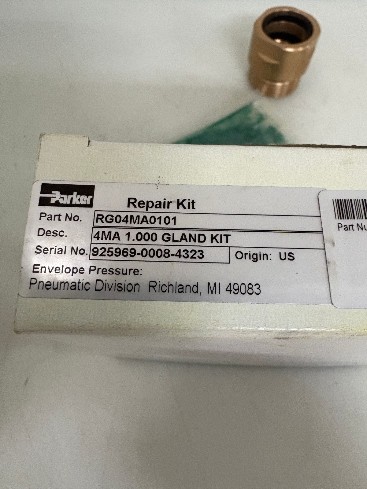PARKER 4MA 1.000 GLAND KIT RG 04MA0101 2