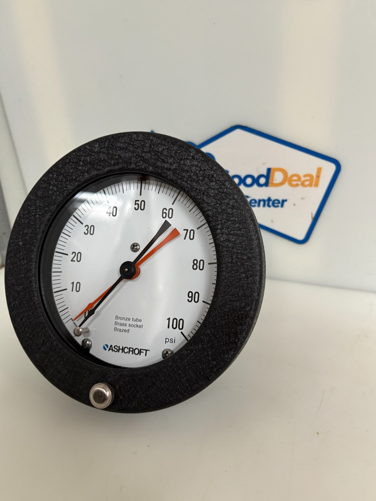 ASHCROFT 0-100 PSI BRASS 1339 A 4"0