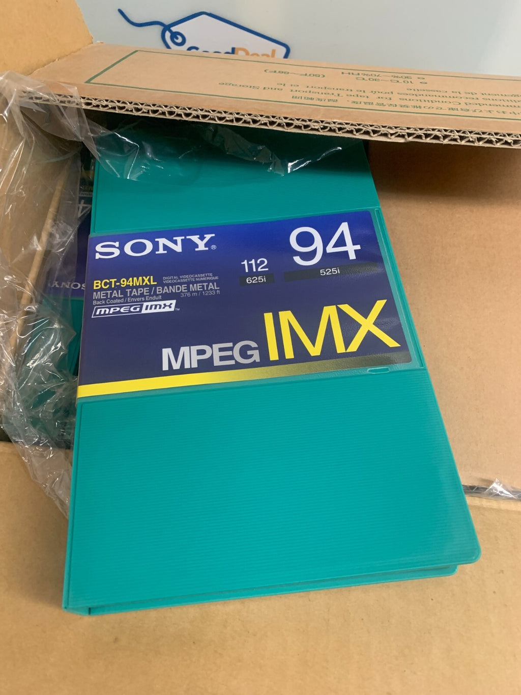 SONY BCT-94MXL MPEGIMX  Digital Video Cassette (Box of 10)