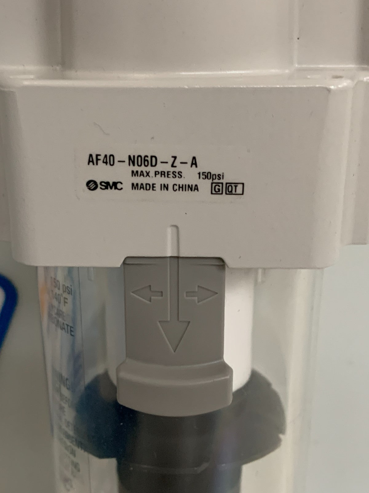SMC AUTO DRAIN FILTER AF 40-NO6D-Z-A1