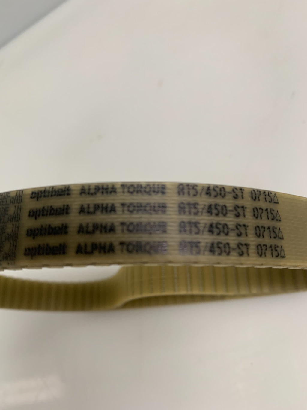 LOT OF 2 OPTIBELT ALPHA TORQUE TIMING BELT AT5/450-ST 0715