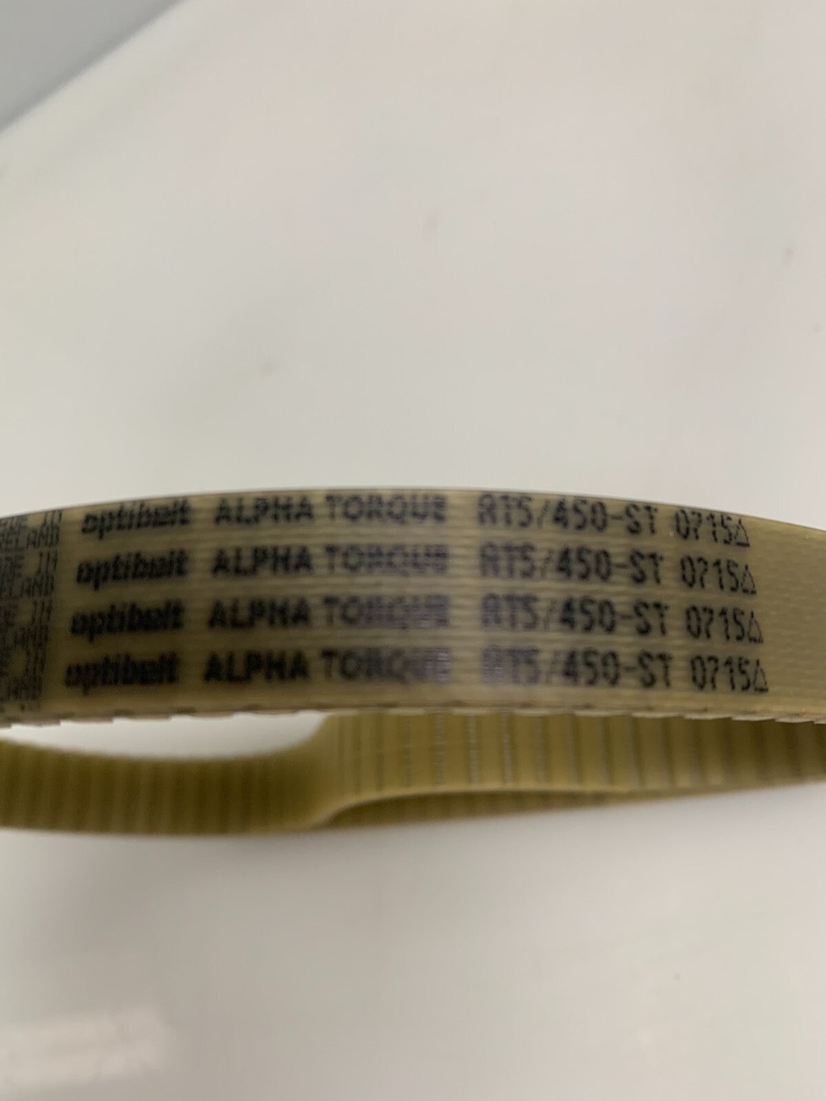 LOT OF 2 OPTIBELT ALPHA TORQUE TIMING BELT AT5/450-ST 0715
