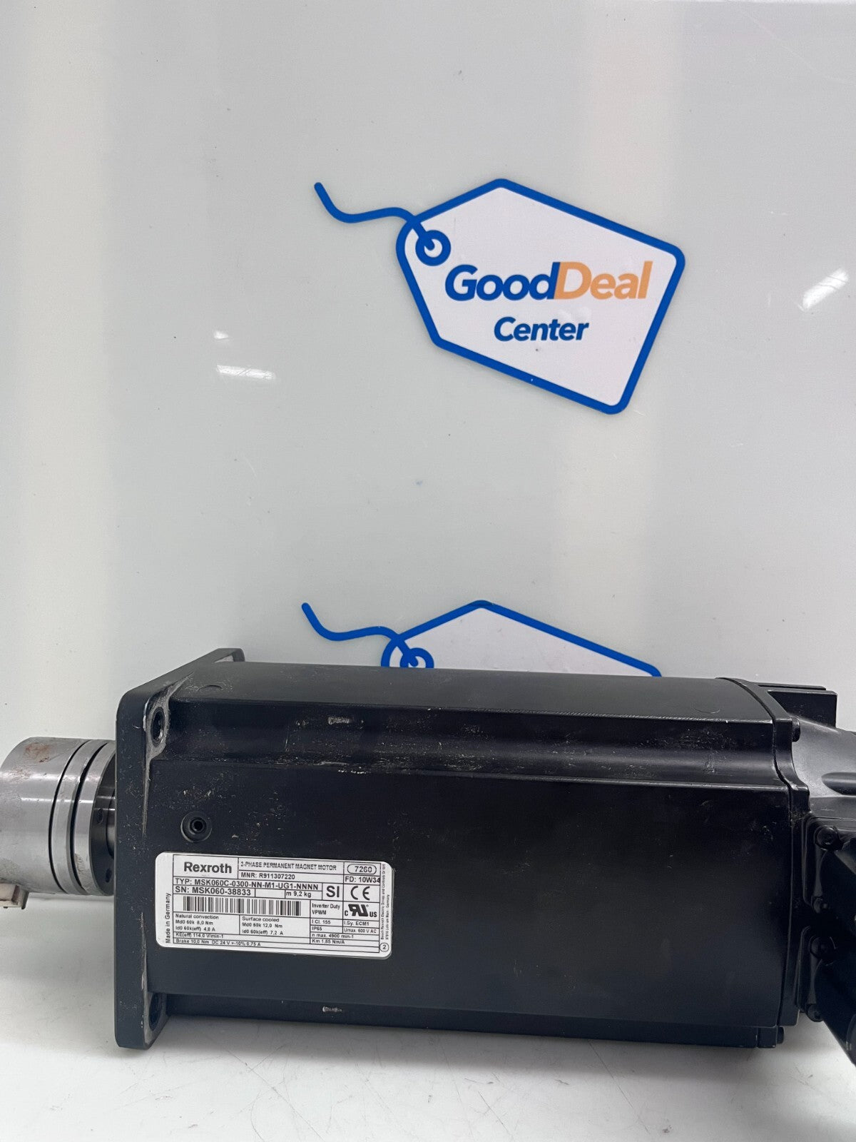 REXROTH R911307220  3-Phase Permanent Magnet Motor MSK060C-0300-NN-M1-UG1-NNNN