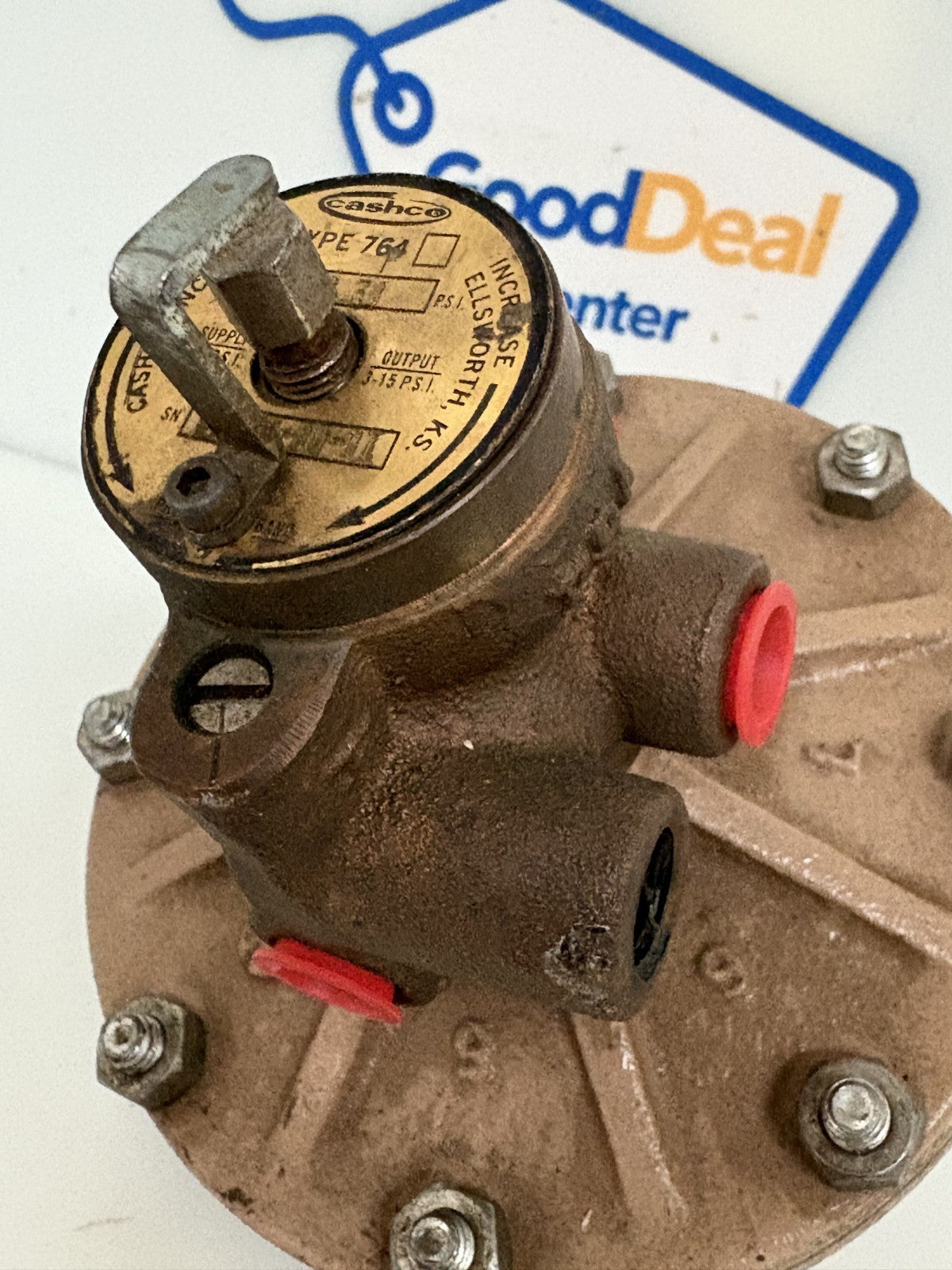 CASHCO PNEUMATIC CONTROL VALVE OUTPUT REGULATOR TYPE 7641