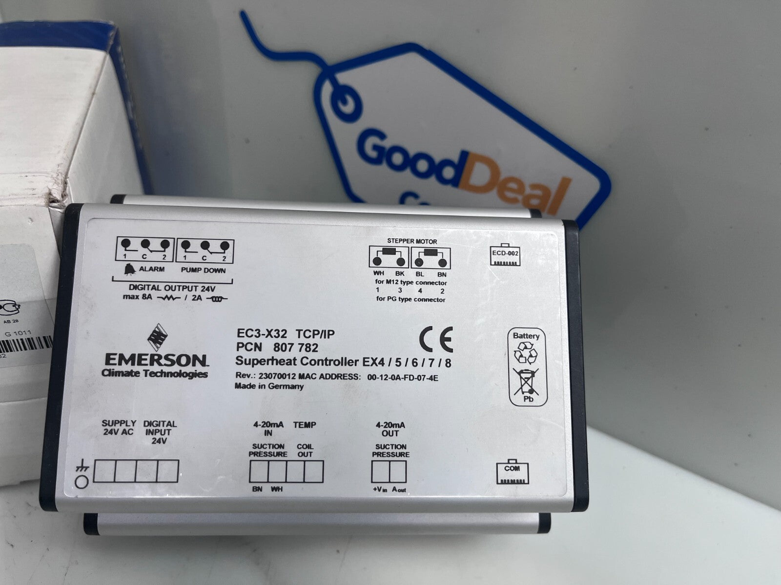 EMERSON EC3-X32 NTC PCN 807782 Superheat Controller