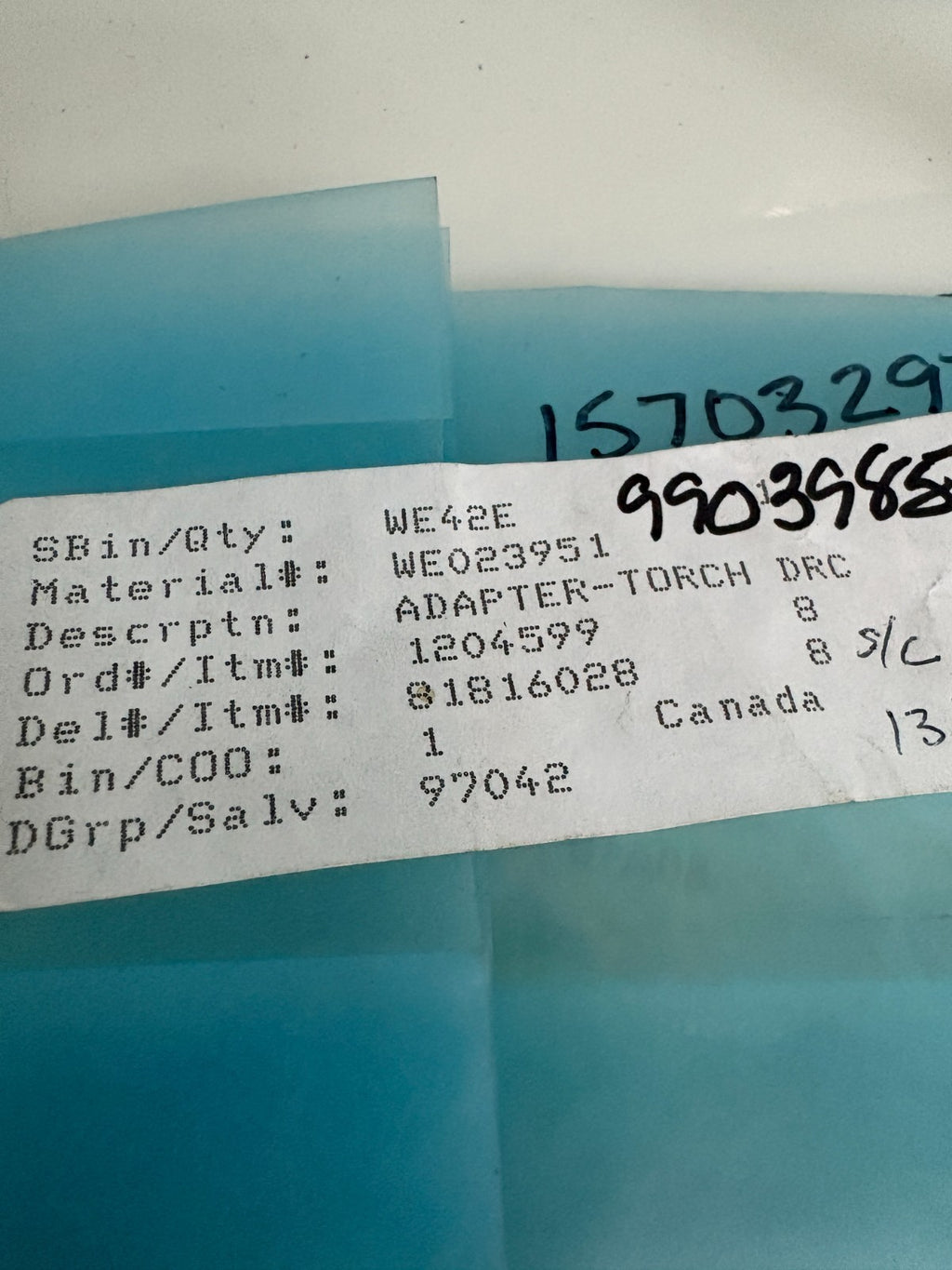ELMER PERKIN QUARTZ TORCH DRC SUPPORT FFT INJECTOR ICP-MS
