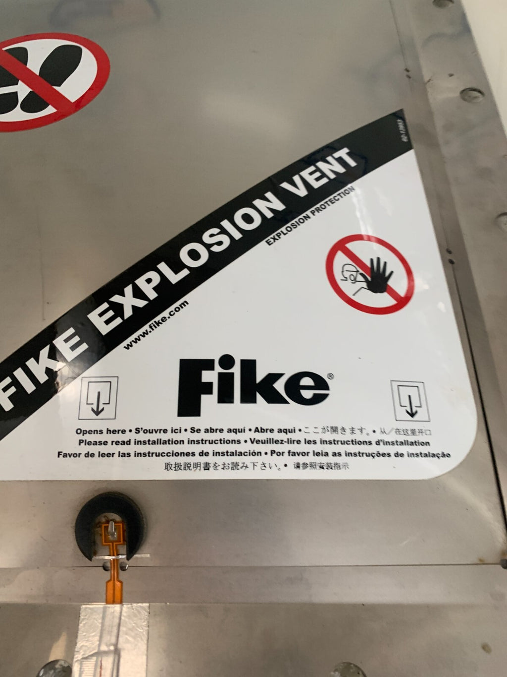 FIKE RUPTURE DISK 18"X18" CV-S BI 316 FEP