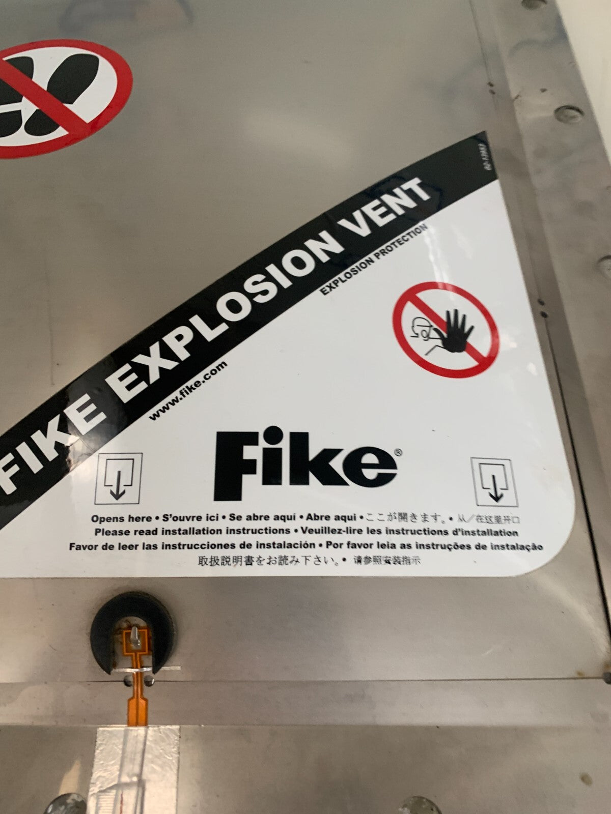 FIKE RUPTURE DISK 18"X18" CV-S BI 316 FEP