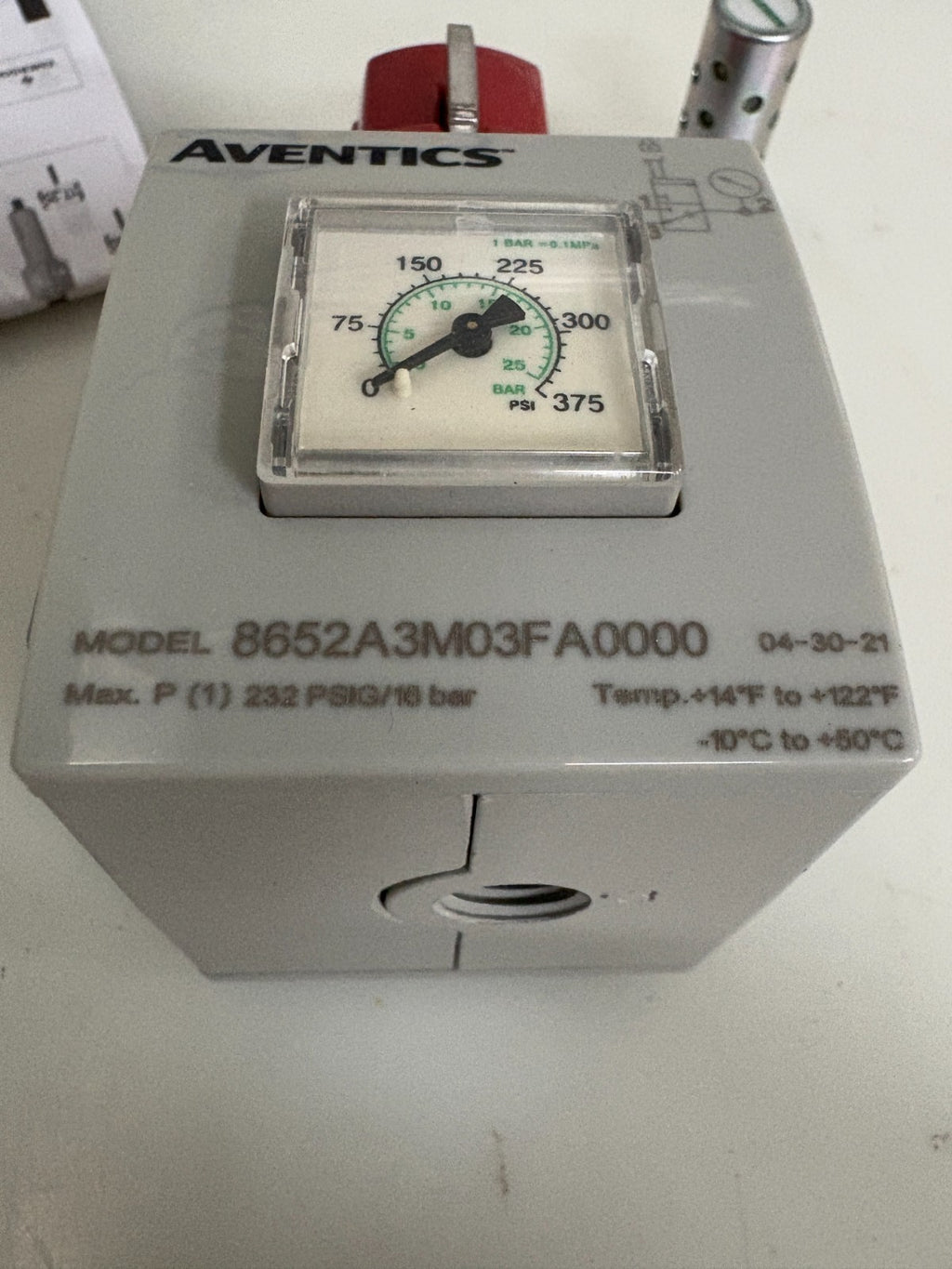 ASCO AVENTICS SHUT-OFF BALL VALVE 8652A3M03FA00002