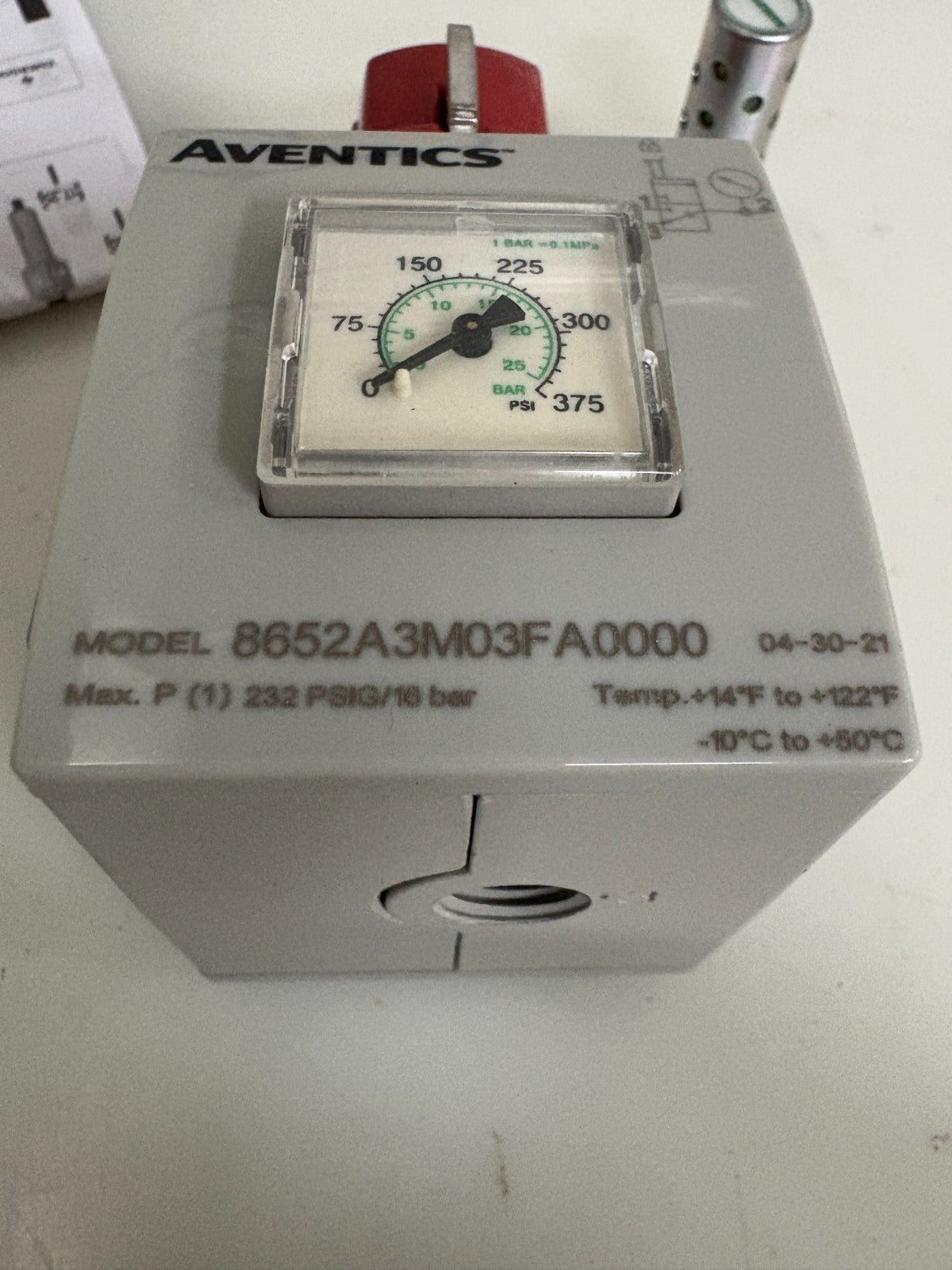 ASCO AVENTICS SHUT-OFF BALL VALVE 8652A3M03FA00002