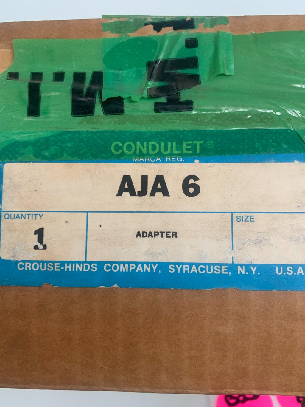 EATON CORP. / CROUSE-HINDS  AJA6  Angled Protection Cover  C720MA AJA6