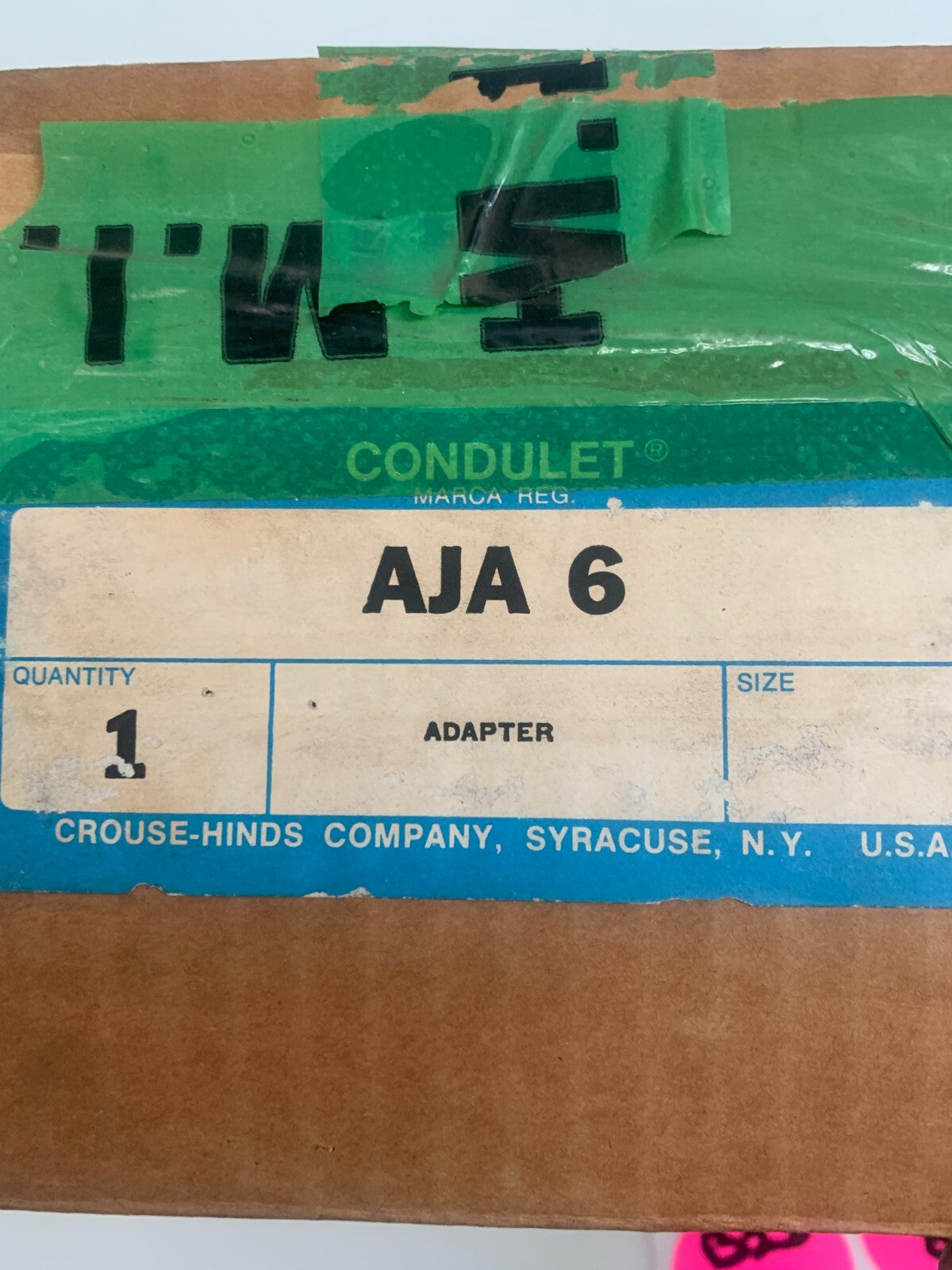 EATON CORP. / CROUSE-HINDS  AJA6  Angled Protection Cover  C720MA AJA6