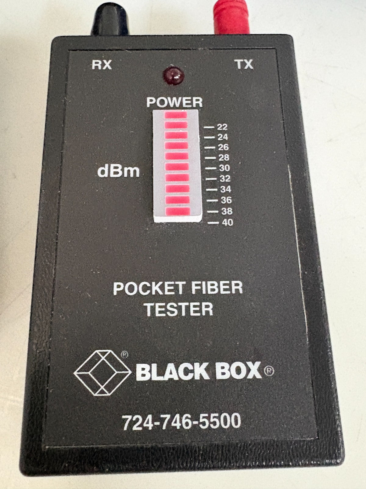 BLACK BOX POCKET FIBER TESTER TS055A AND TS056A POCKET OPTO SOURCE1