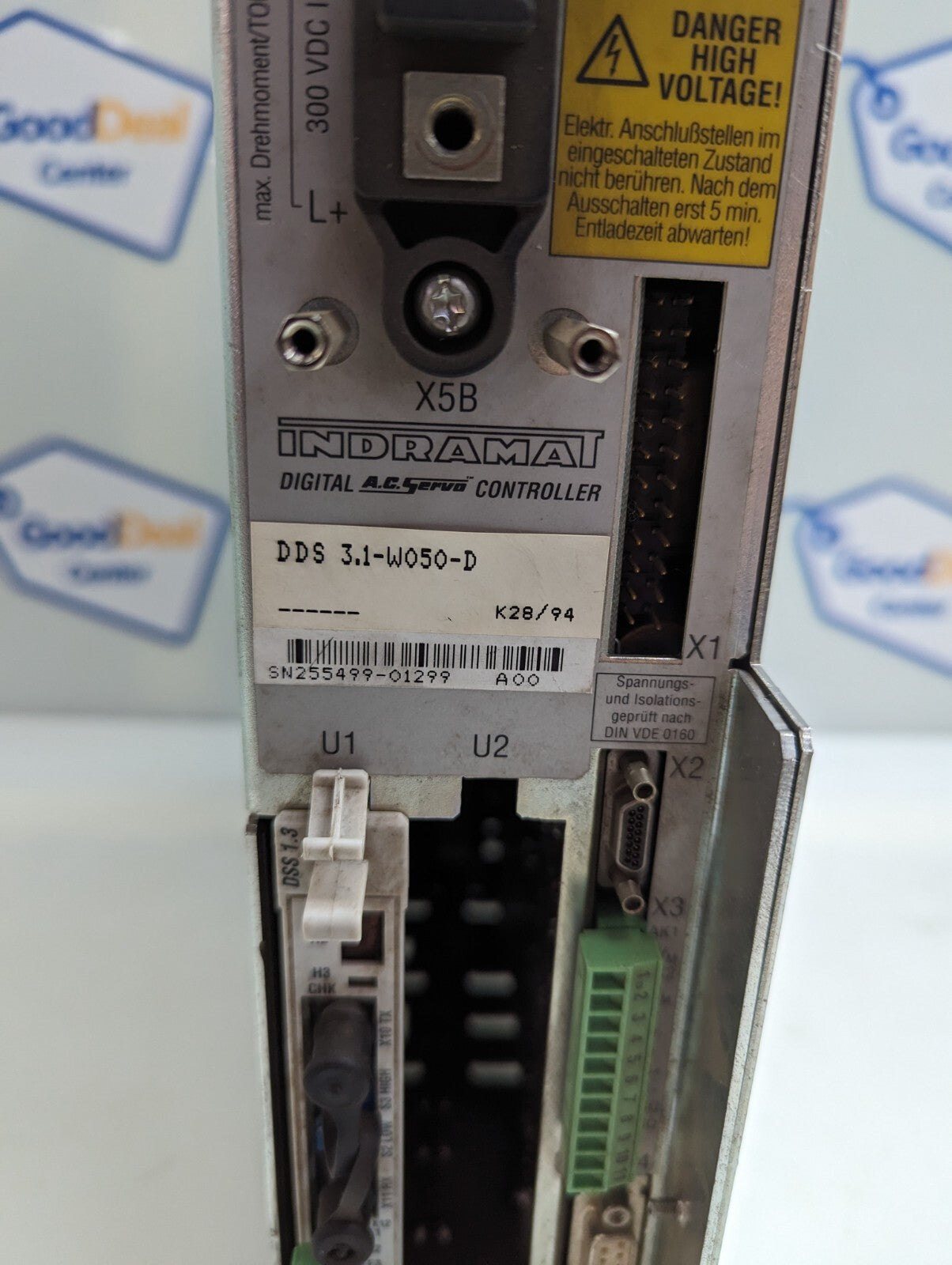 INDRAMAT DDS 3.1-W050-D AC SERVO CONTROLLER