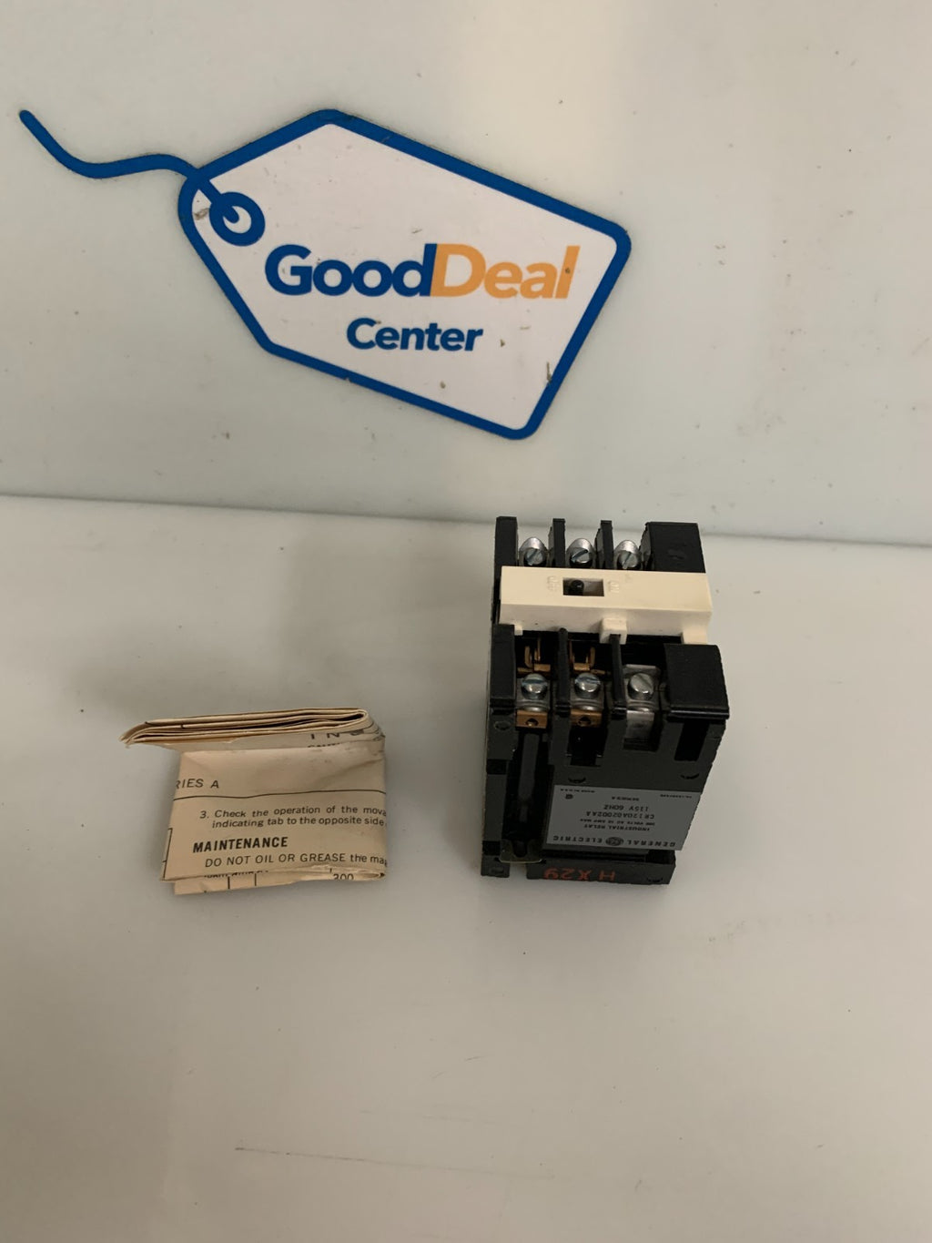 GENERAL ELECTRIC INDUSTRIAL RELAY CR120A02002AA0
