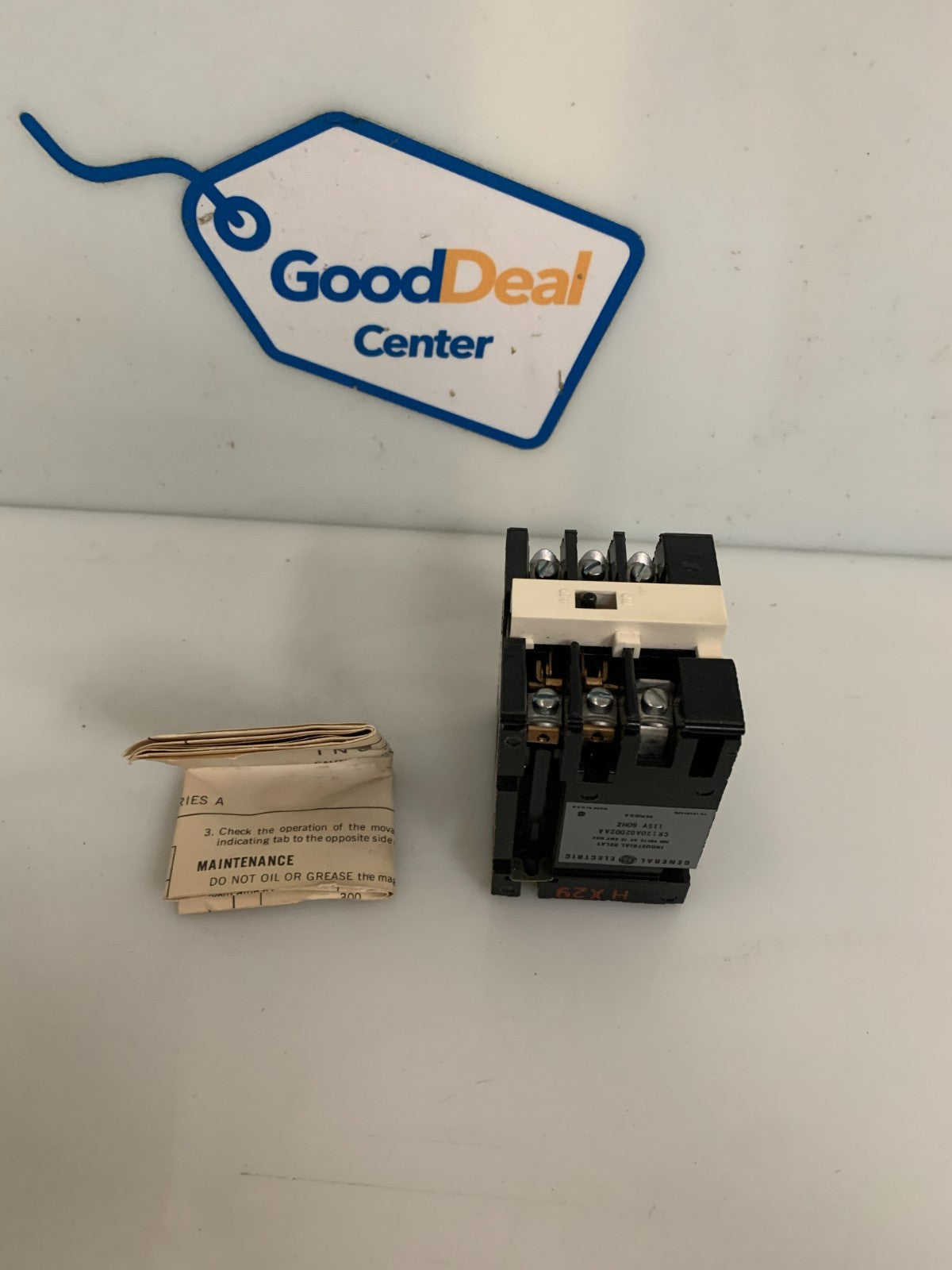 GENERAL ELECTRIC INDUSTRIAL RELAY CR120A02002AA0