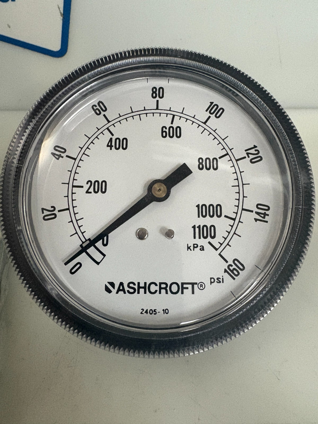 ASHCROFT PRESSURE GAUGE 0-160 PSI 3 1/2 #35W1001TH 02B XUC 160#-AGP