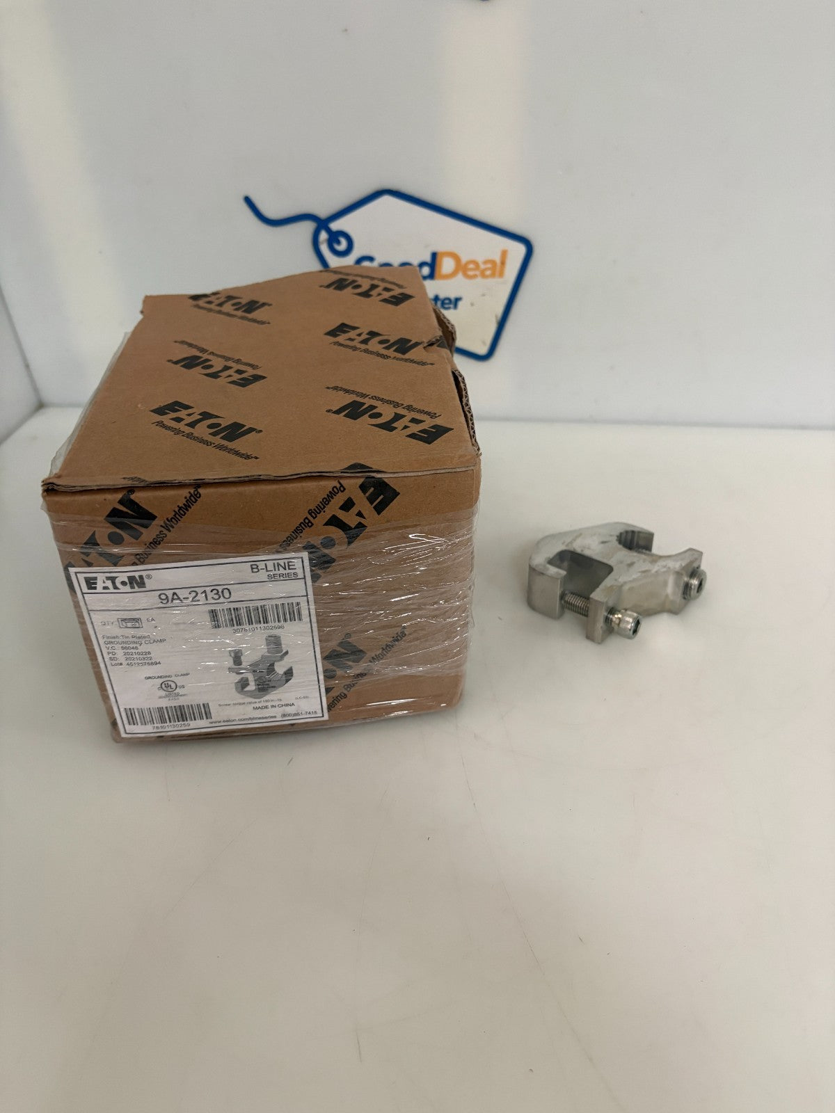 LOT OF 12 EATON GROUNDING CLAMP 9A-21300