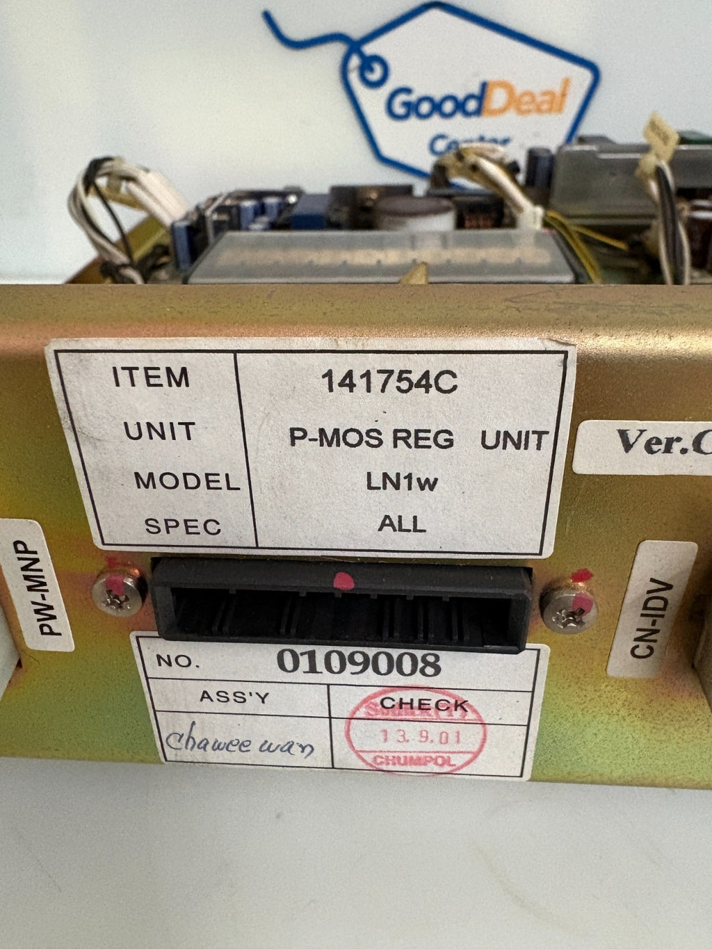 SODICK P-MOS REG UNIT MODEL LN1W 141754C