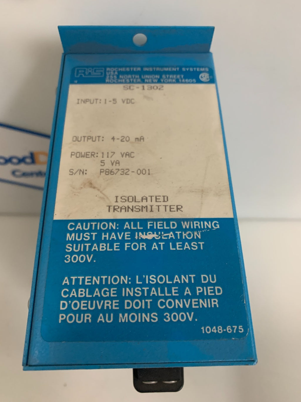 RIS ISOLATED TRANSMITTER SC1302