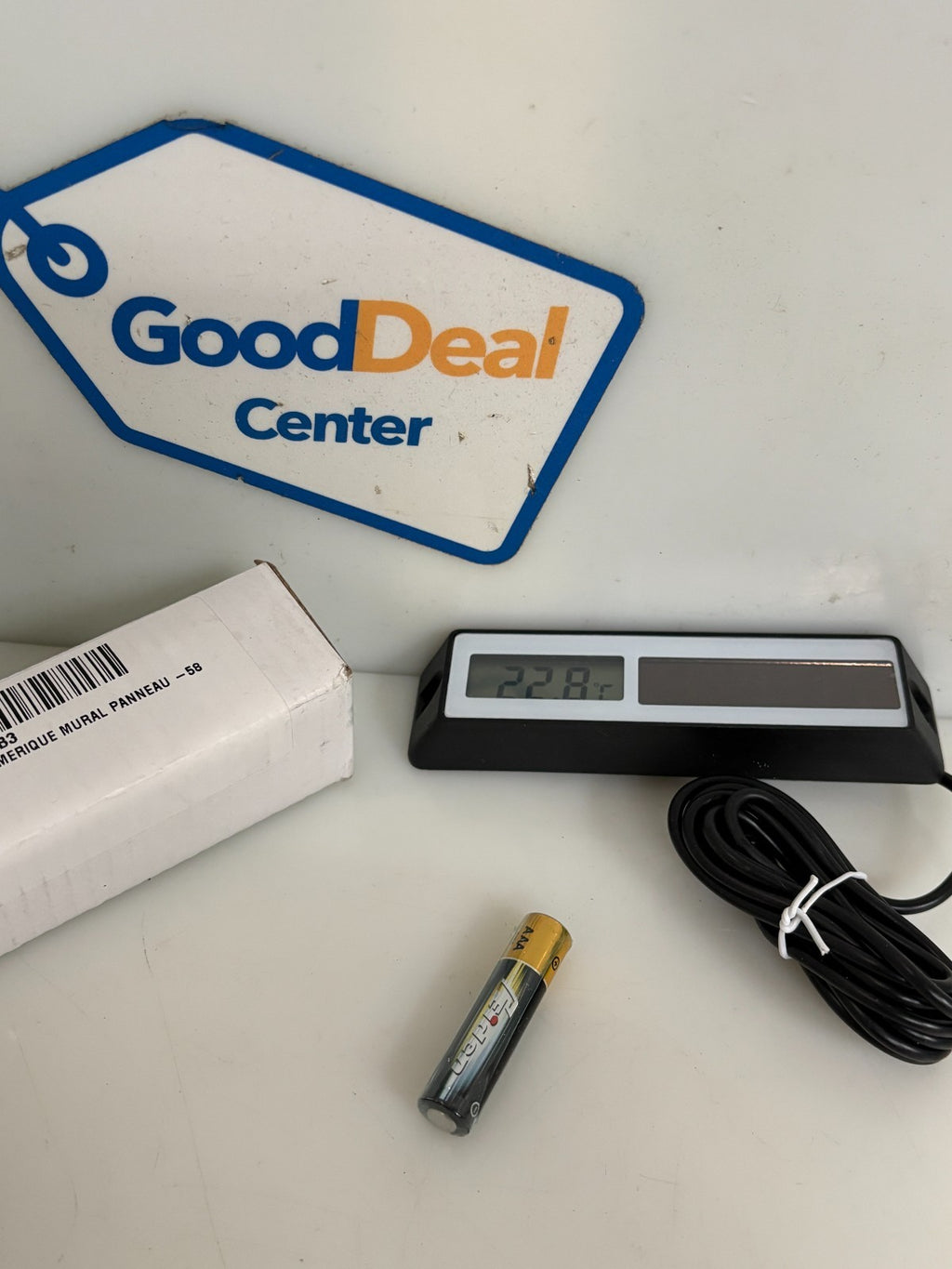 LOT OF 2 SOLAR REFRIGERATOR DIGITAL THERMOMETER 13E 395
