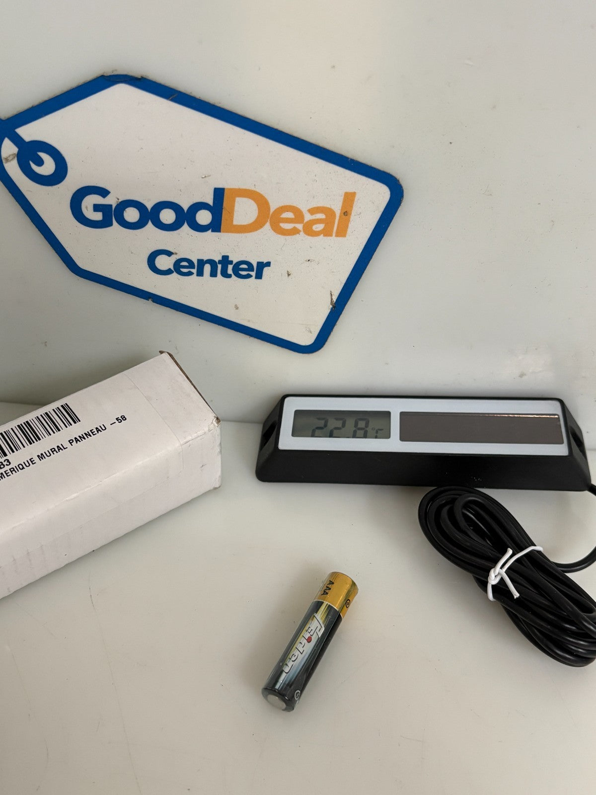 LOT OF 2 SOLAR REFRIGERATOR DIGITAL THERMOMETER 13E 395