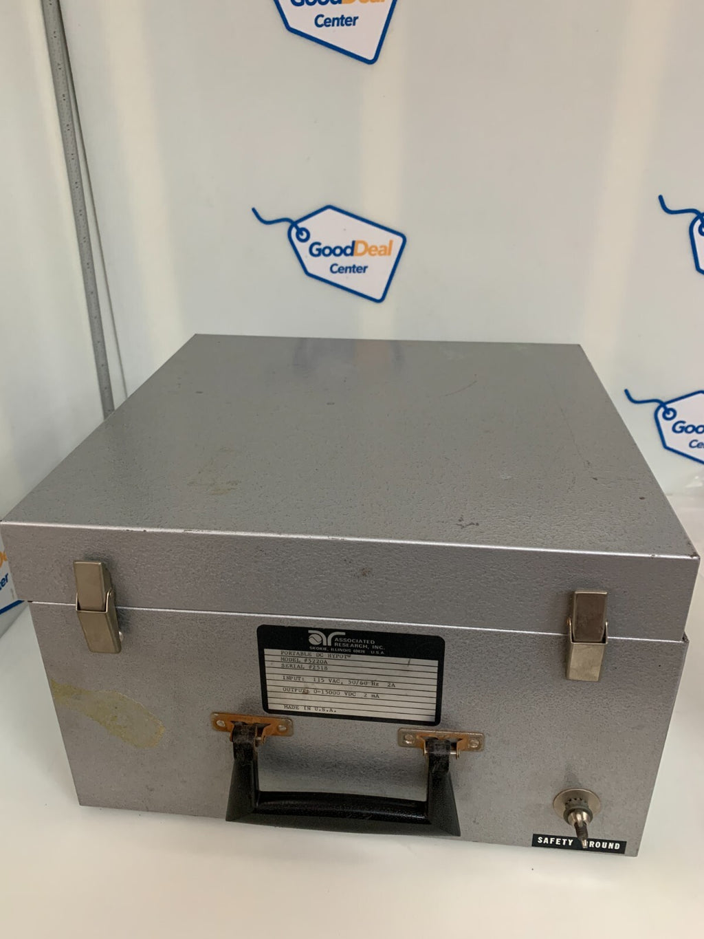 ASSOCIATED RESEARCH 5220A PORTABLE DC HYPOT COMPLETE W/CABLES & MANUAL