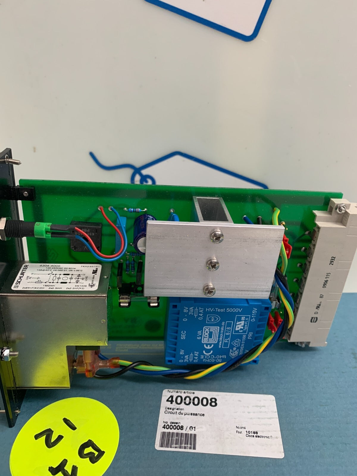 PASAN BV 77-1M1 POWER BOARD PCB 4000081