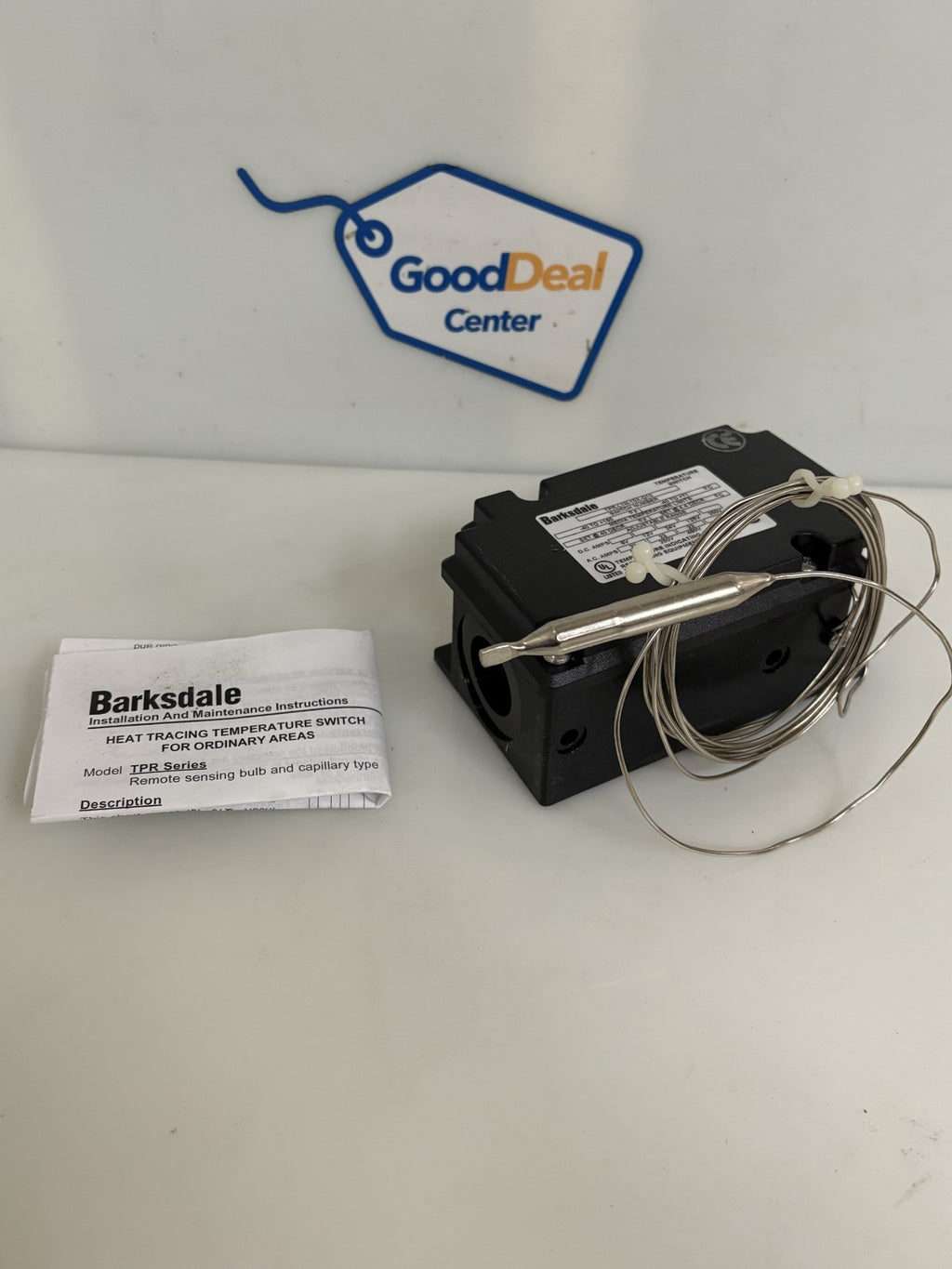 BARKSDALE TEMPERATURE SWITCH HEAT/FREEZE TRACE TPR-L1N-10X-Q100
