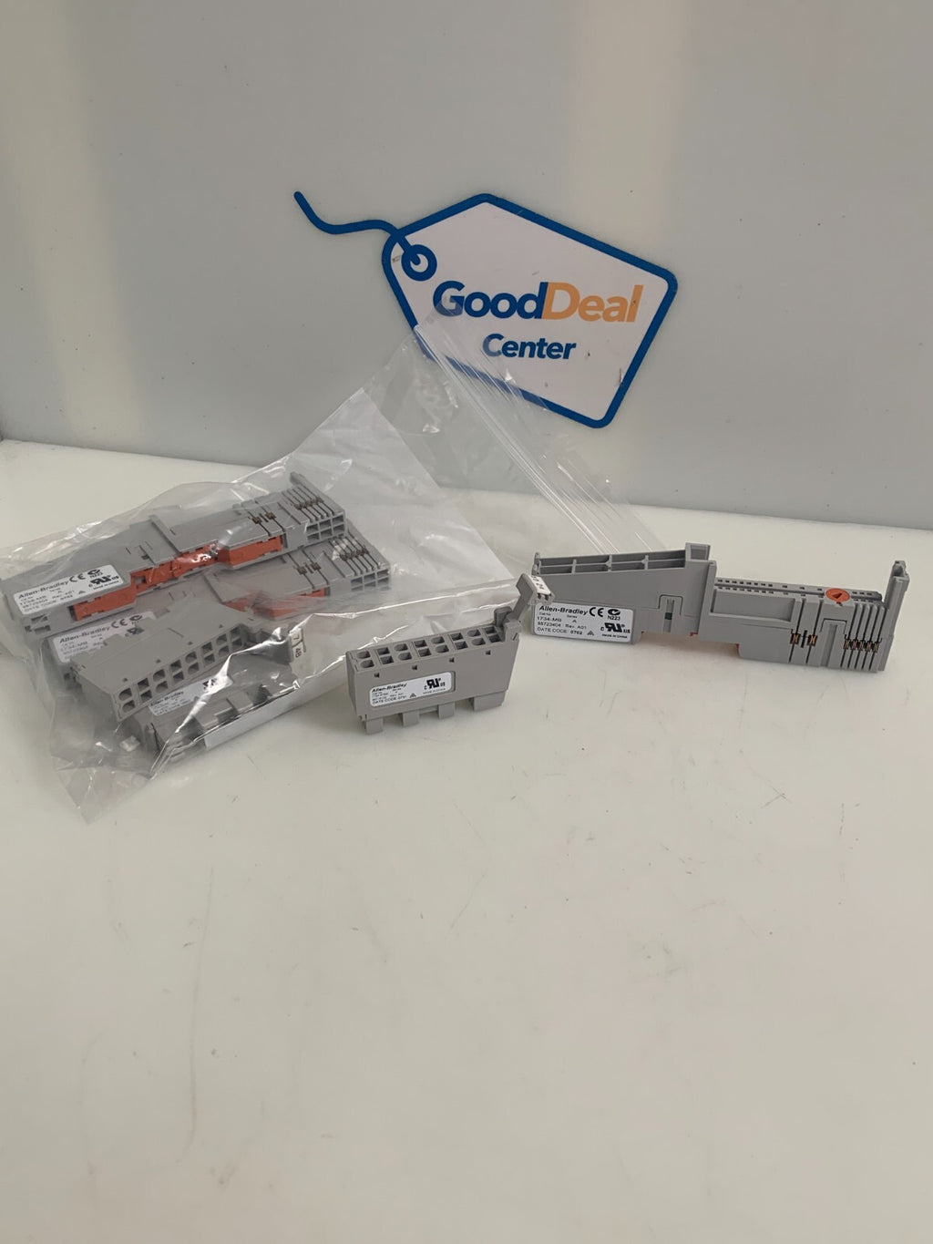 LOT OF 3 ALLEN BRADLEY INPUT MODULE 1734-MB A W/ 1734 RTBS TERMINAL BASE (USED)