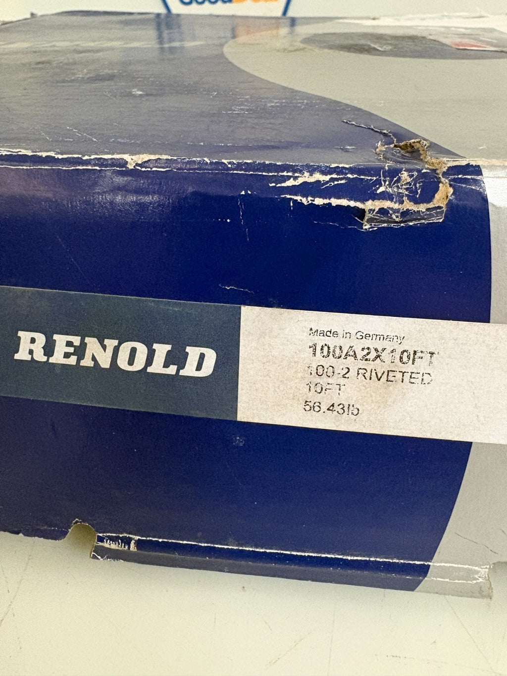 RENOLD DOUBLE 1 1/4" ROLLER CHAIN #100-2C1