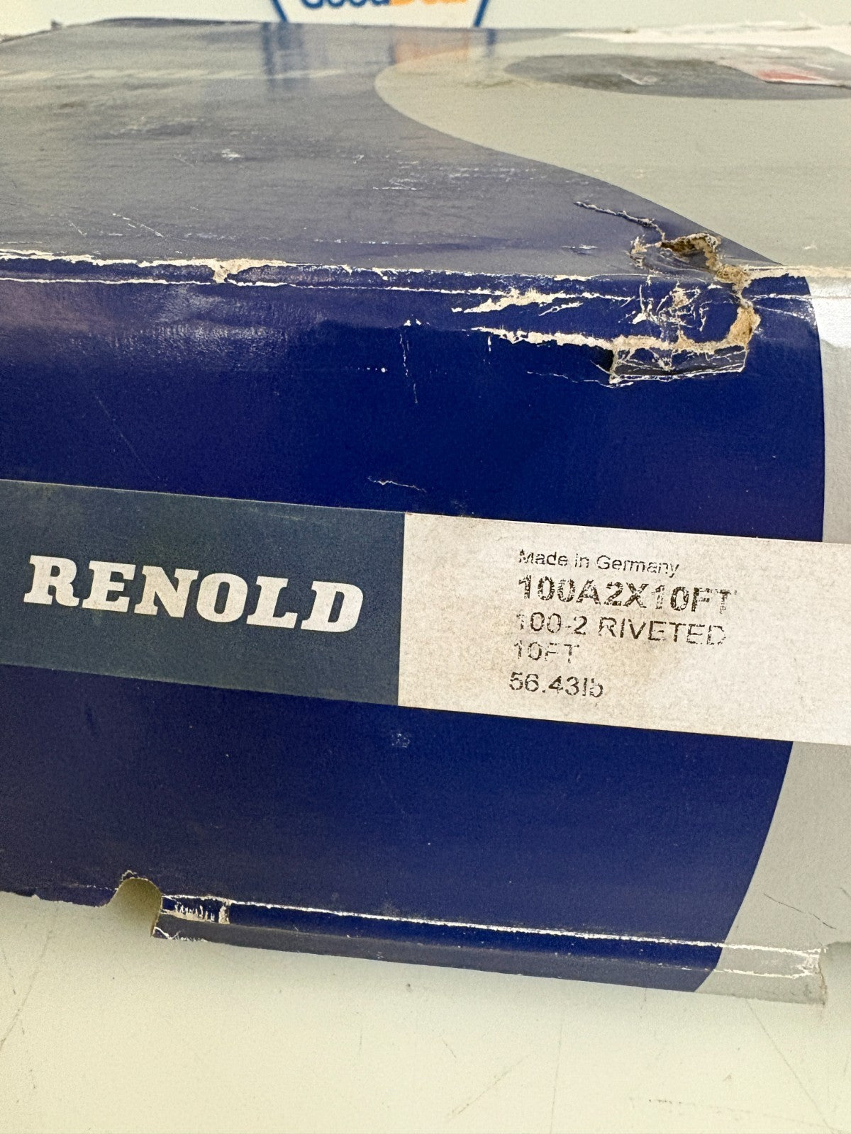 RENOLD DOUBLE 1 1/4" ROLLER CHAIN #100-2C1