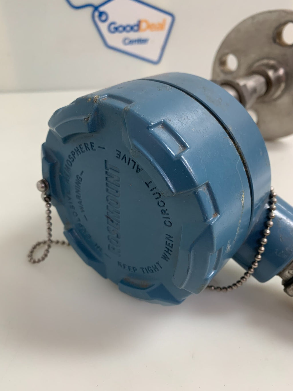 ROSEMOUNT TEMPERATURE TRANSMITER NEMA 4X W/THERMOWELL