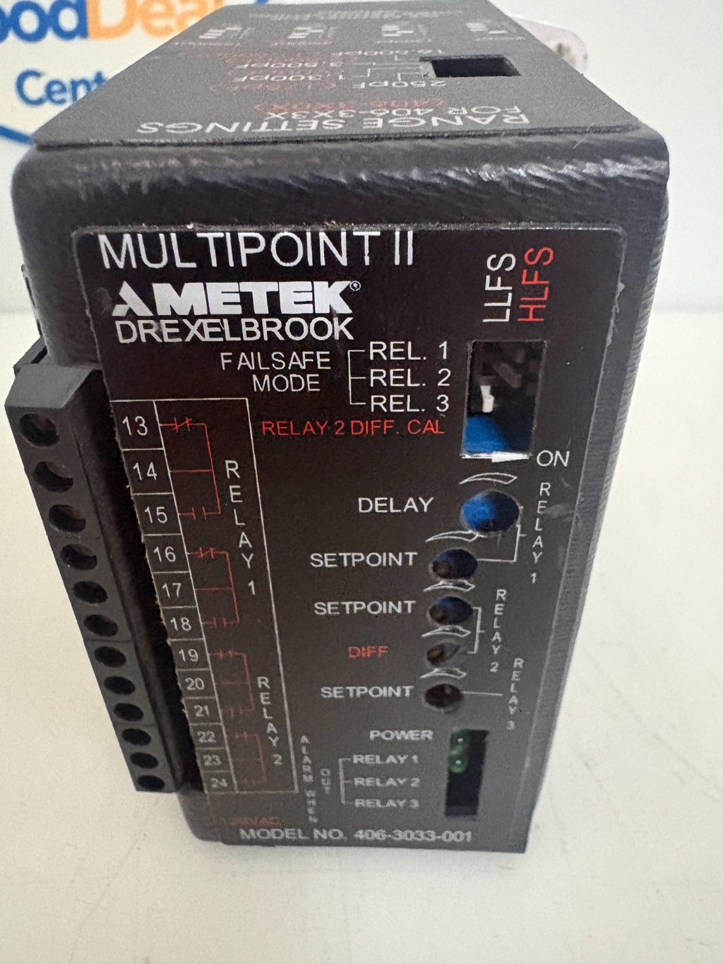AMETEK DREXELBROOK MULTI POINT II 406-3033-001 RANGE MODULE1