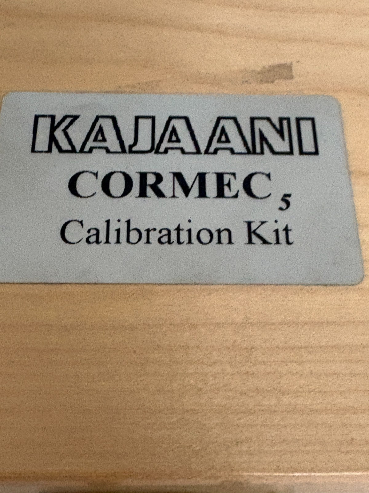 KAJAANI CORMEC 5 CALIBRATION KIT METSO AUTOMOTION A4510116V1.04