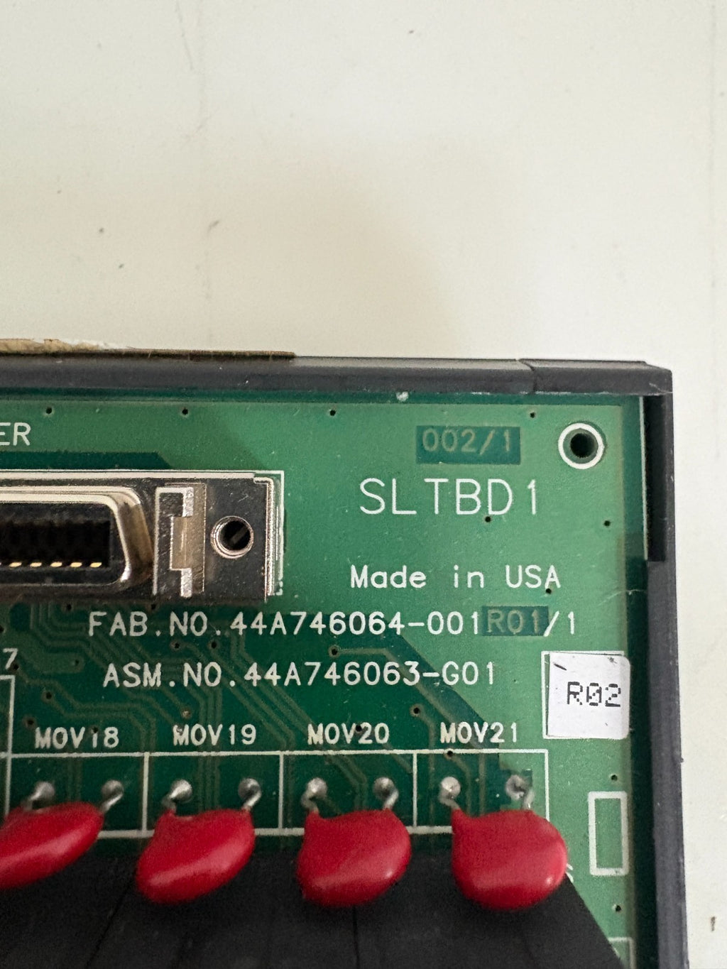 FANUC BREAKOUT TERMINAL SERVO BOARD SLTBD1 IC800SLT004A2