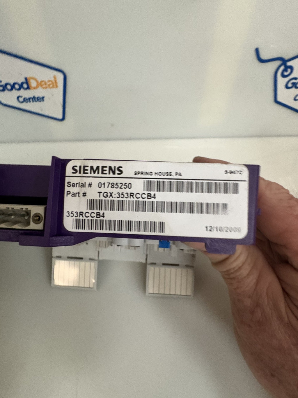 SIEMENS MOORE CONTROLLER BASE TGX: 353RCCB4